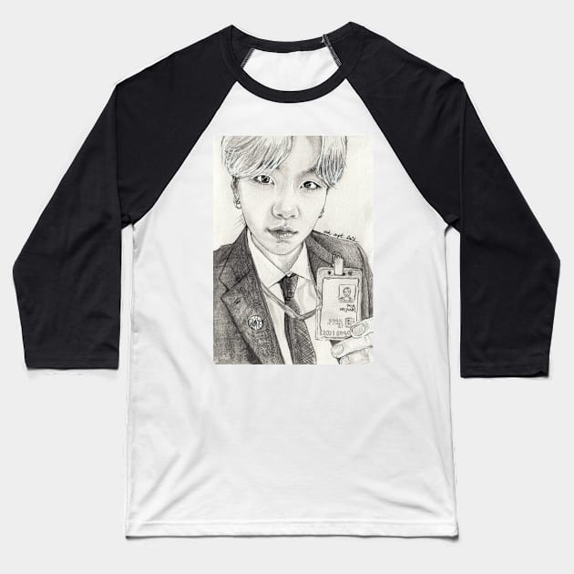 Diplomat Mr. Yunki Min Baseball T-Shirt by emopod